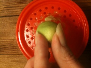 juicing a key lime is like milking a gnat