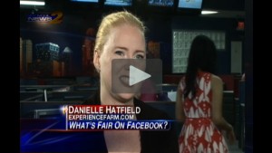 Danielle Hatfield's interview with Phillip Jones of WFMY News 2 on Facebook and Politics