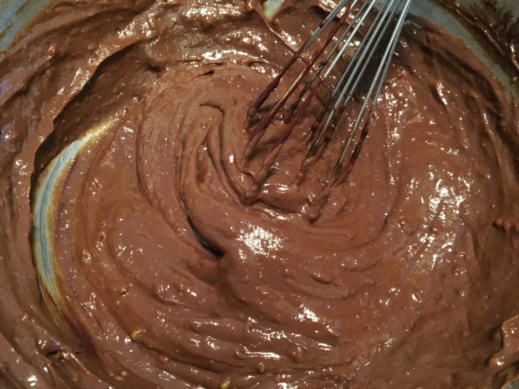 vegan chocolate avocado icing