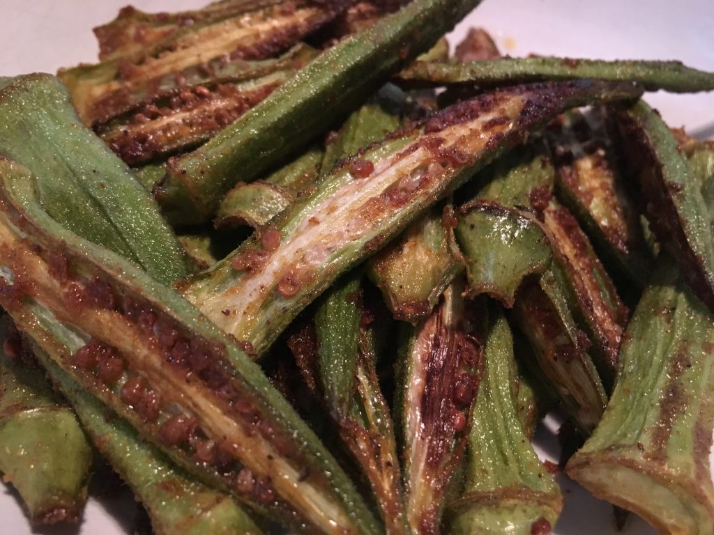 Danielle Hatfield's Creole baked okra