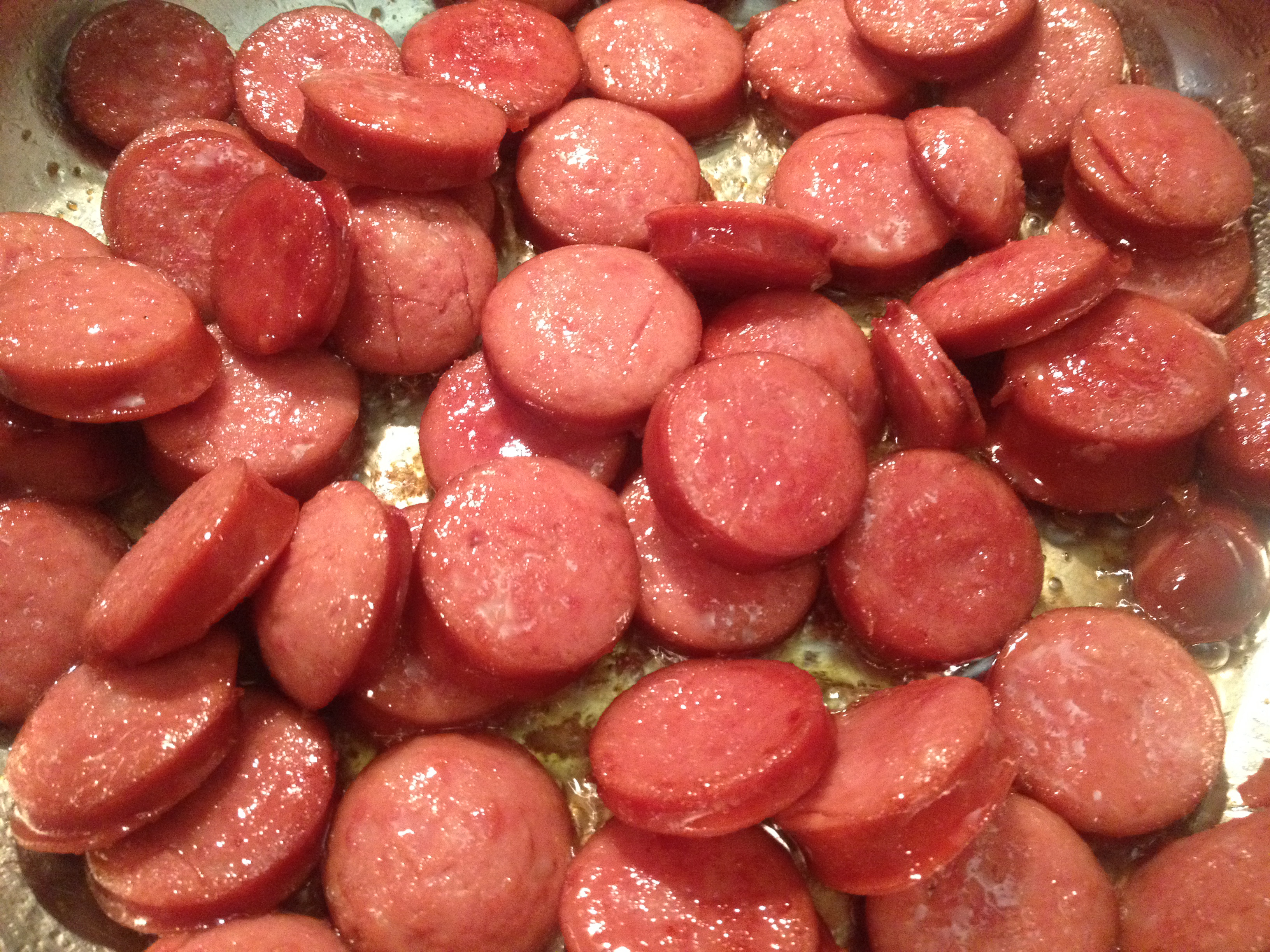 browning the sausage