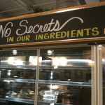 Whole Foods Markets motto 'No secrets in our ingredients'