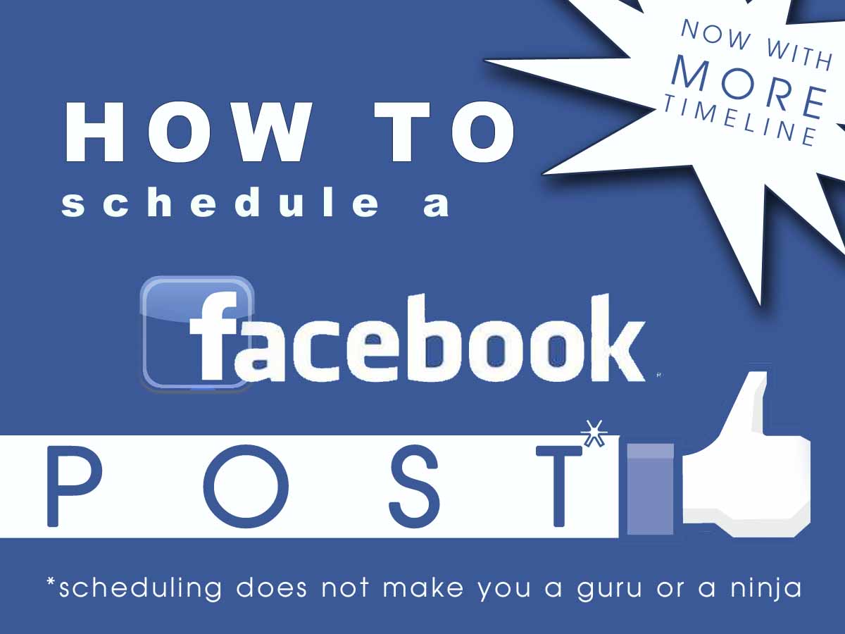 How To : Schedule a Facebook Post