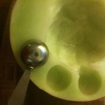 Melon Balling a Honeydew