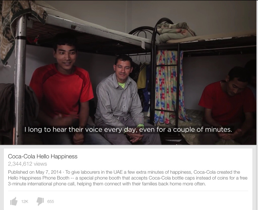 #HelloHappiness – Bold Idea but Bothersome Message