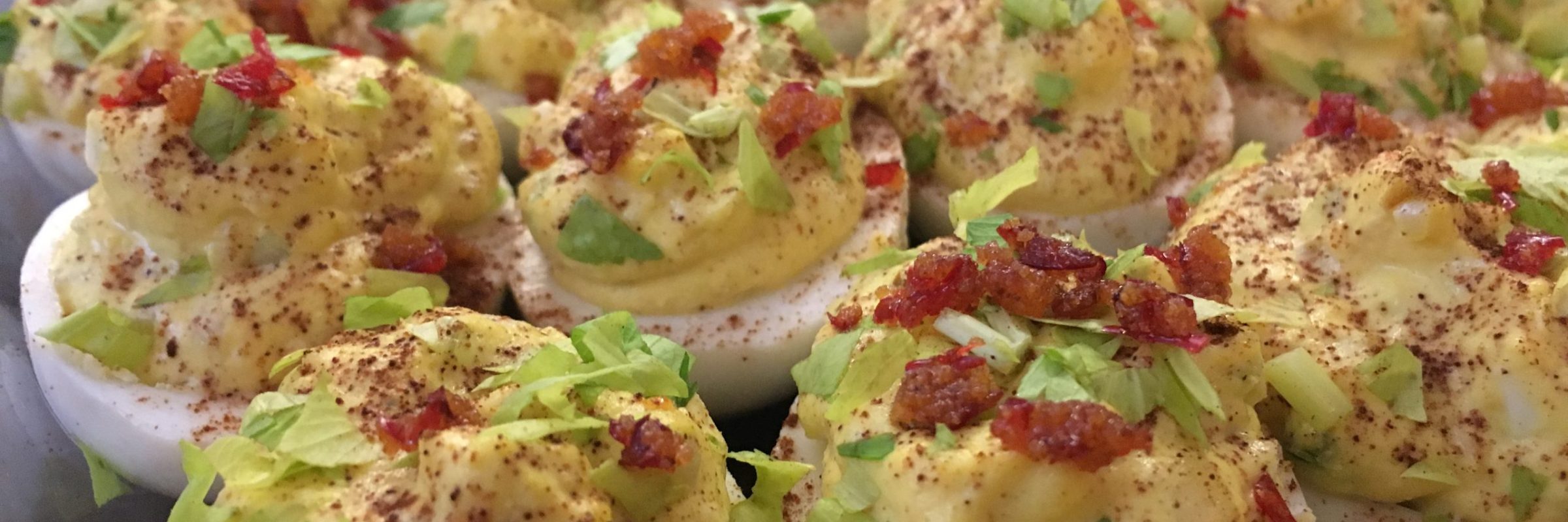 Danielle Hatfield's devilish spicy deviled eggs