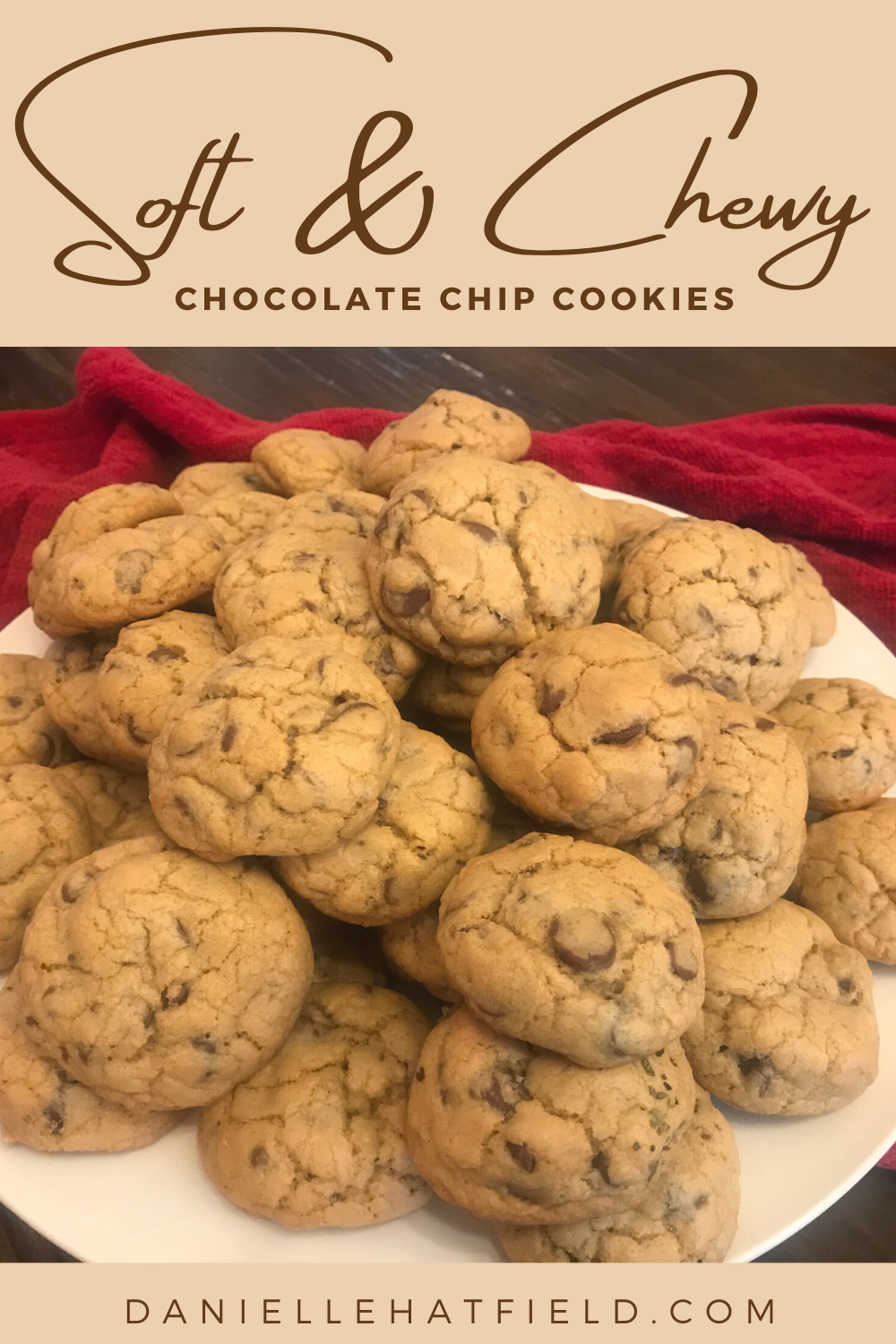 Soft & Chewy Chocolate Chip Cookie Recipe | Danielle Hatfield